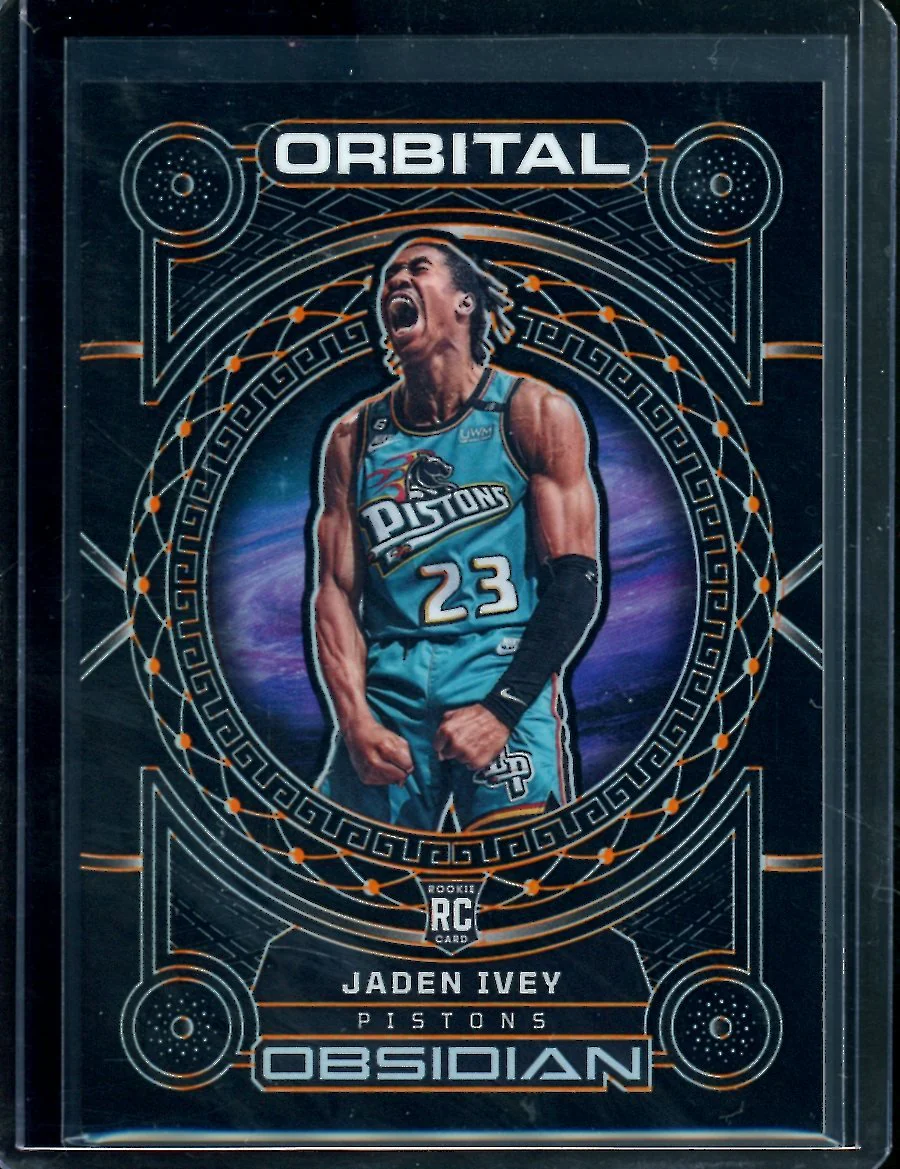 2022/23 Panini Obsidian Jaden Ivey Rookie Orbital /35 Pistons