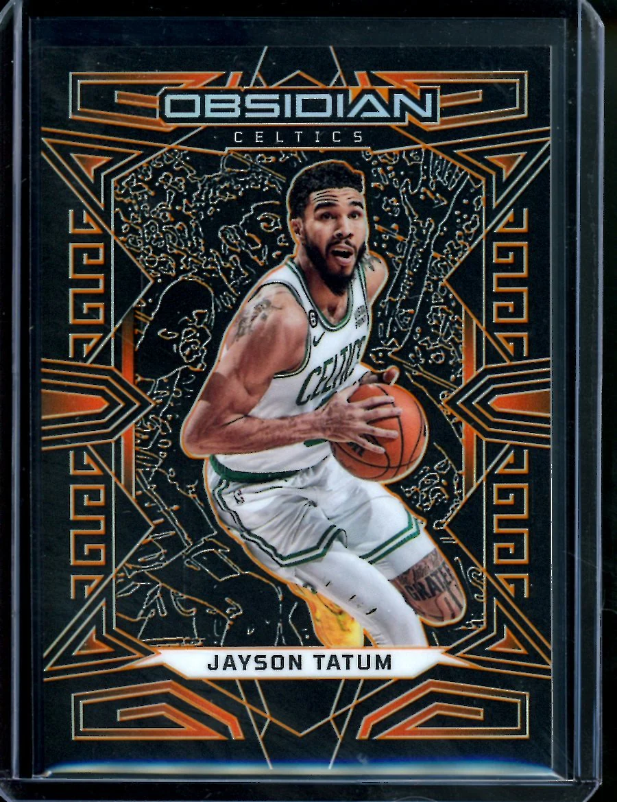2022/23 Panini Obsidian Jayson Tatum Orange /50 Celtics