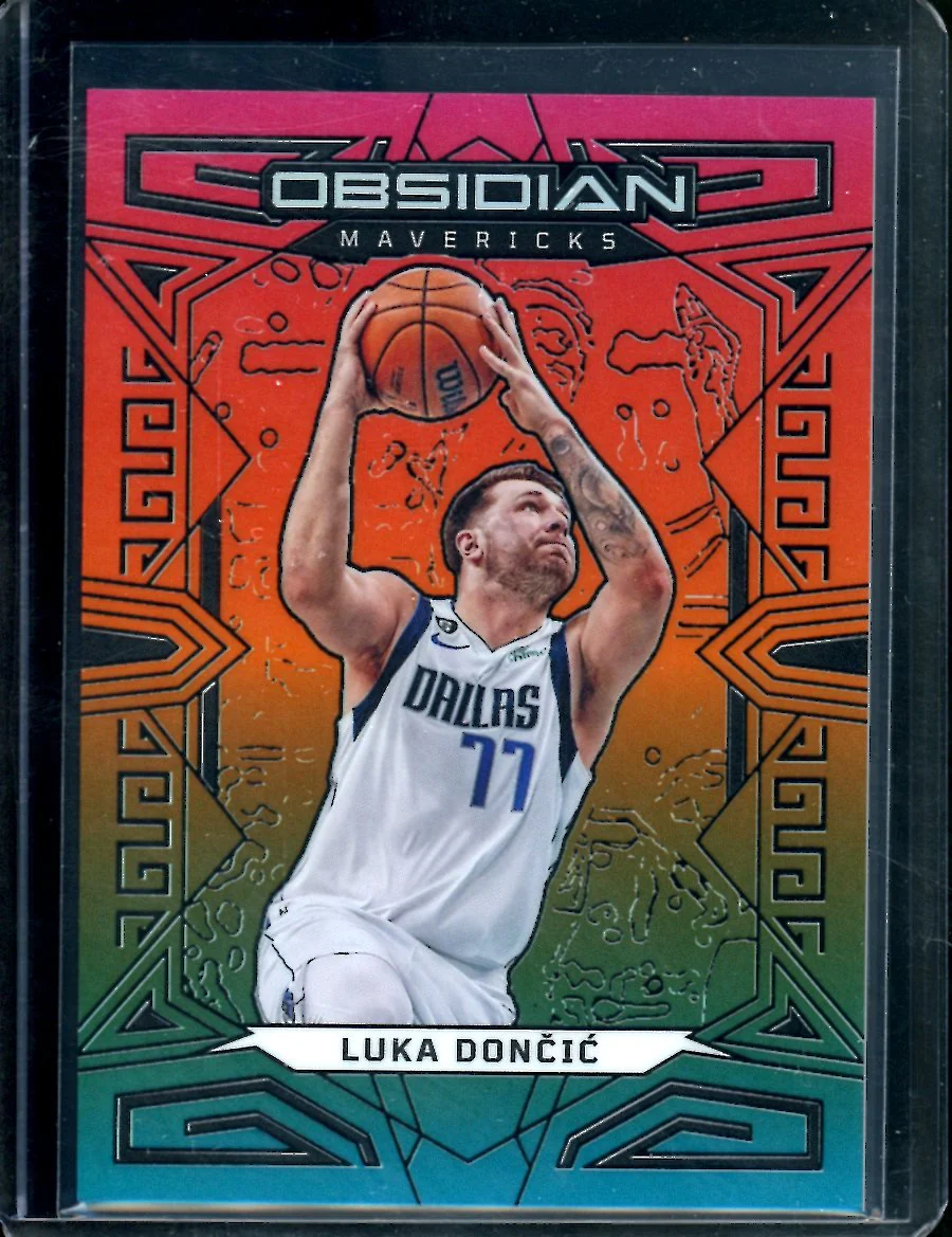 2022/23 Panini Obsidian Luka Doncic Neon Etch Flood SSP Mavericks