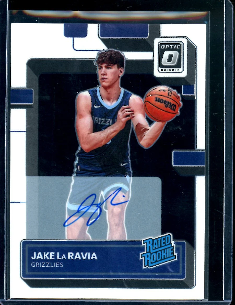 2022/23 Panini Optic Jake LaRavia Rookie Auto Grizzlies