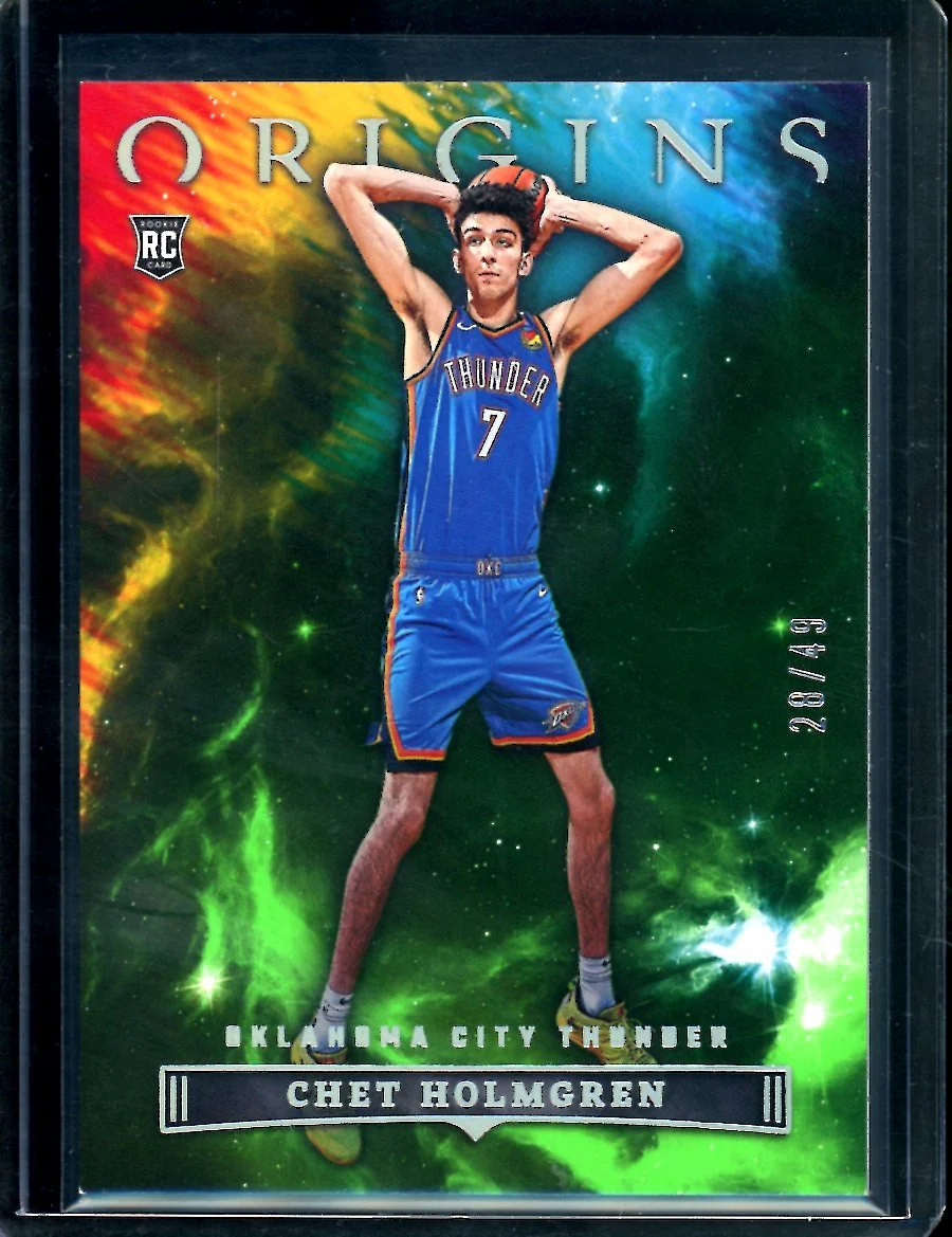2022/23 Panini Origins Chet Holmgren Rookie Green /49 Thunder
