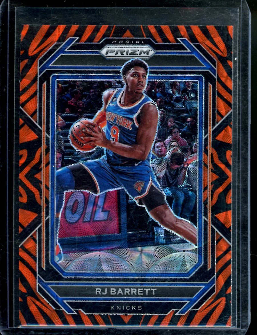 2022/23 Panini Prizm Choice RJ Barrett Tiger Stripe SSP Knicks