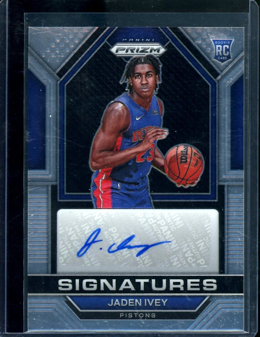 2022/23 Panini Prizm Jaden Ivey Rookie Auto Pistons