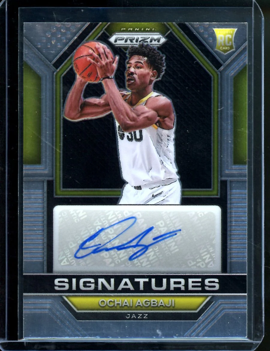 2022/23 Panini Prizm Ochai Agbaji Rookei Auto Jazz