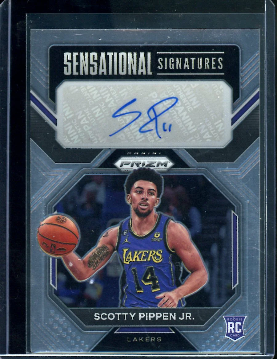 2022/23 Panini Prizm Scotty Pippen Jr. Rookie Auto Lakers