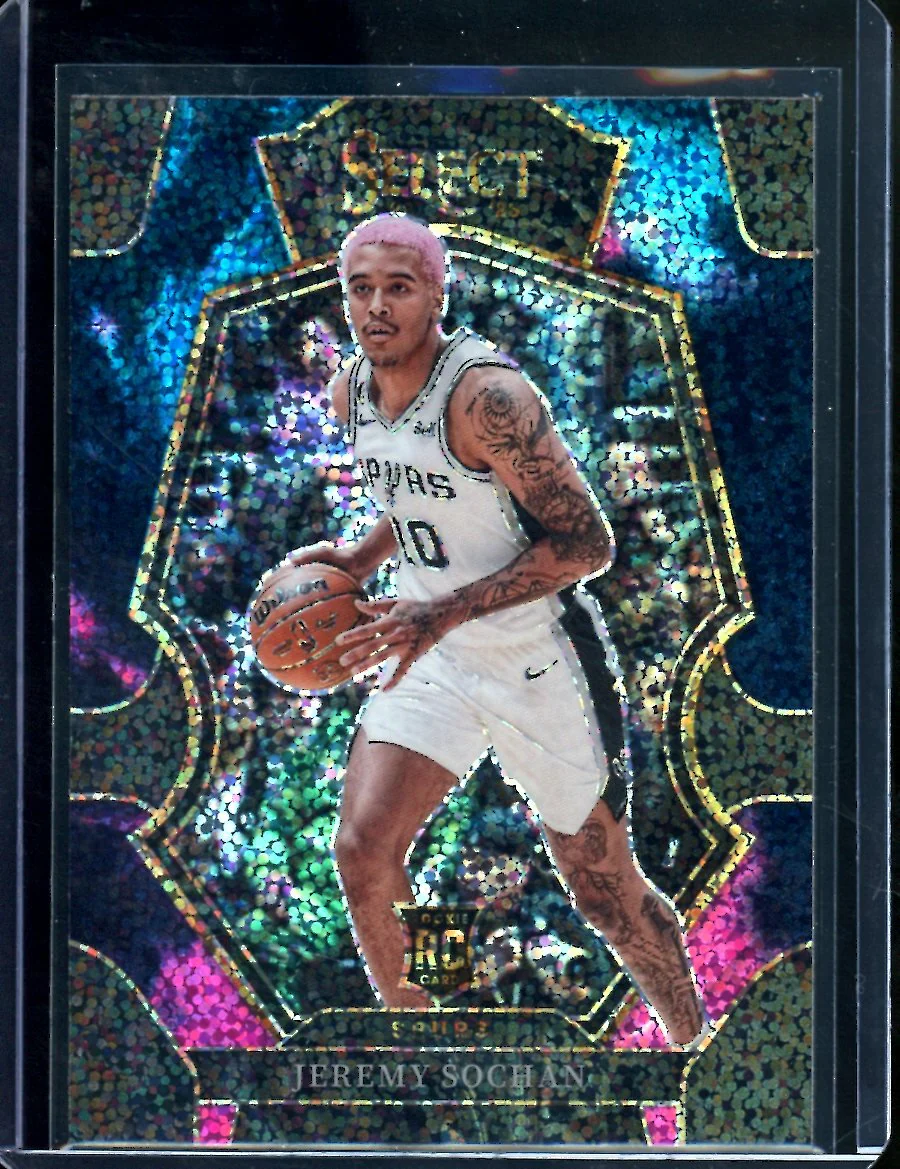 2022/23 Panini Select Jeremy Sochan Rookie Cosmic Spurs