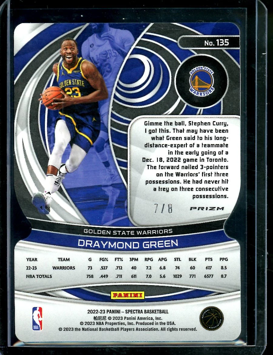 2022-23 Panini Spectra Draymond Green /8 Warriors - Image 2