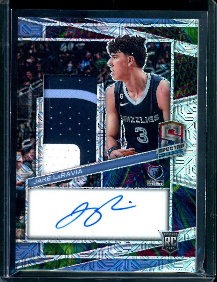 2022-23 Panini Spectra Jake LaRavia Rookie RPA /25 Grizzlies