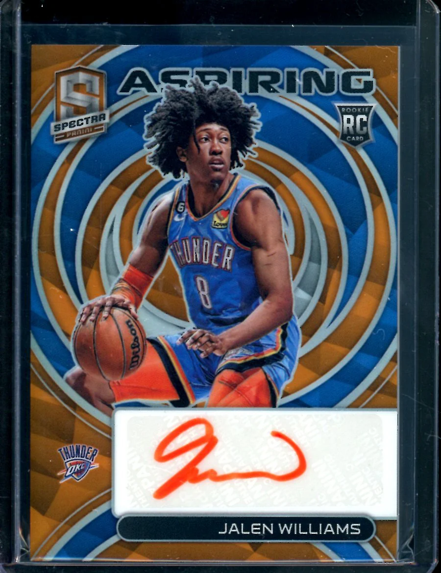 2022/23 Panini Spectra Jalen Williams Rookie Aspiring Auto /15 Thunder