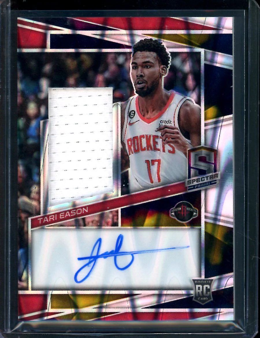 2022/23 Panini Spectra Tari Eason Rookie RPA /75 Rockets