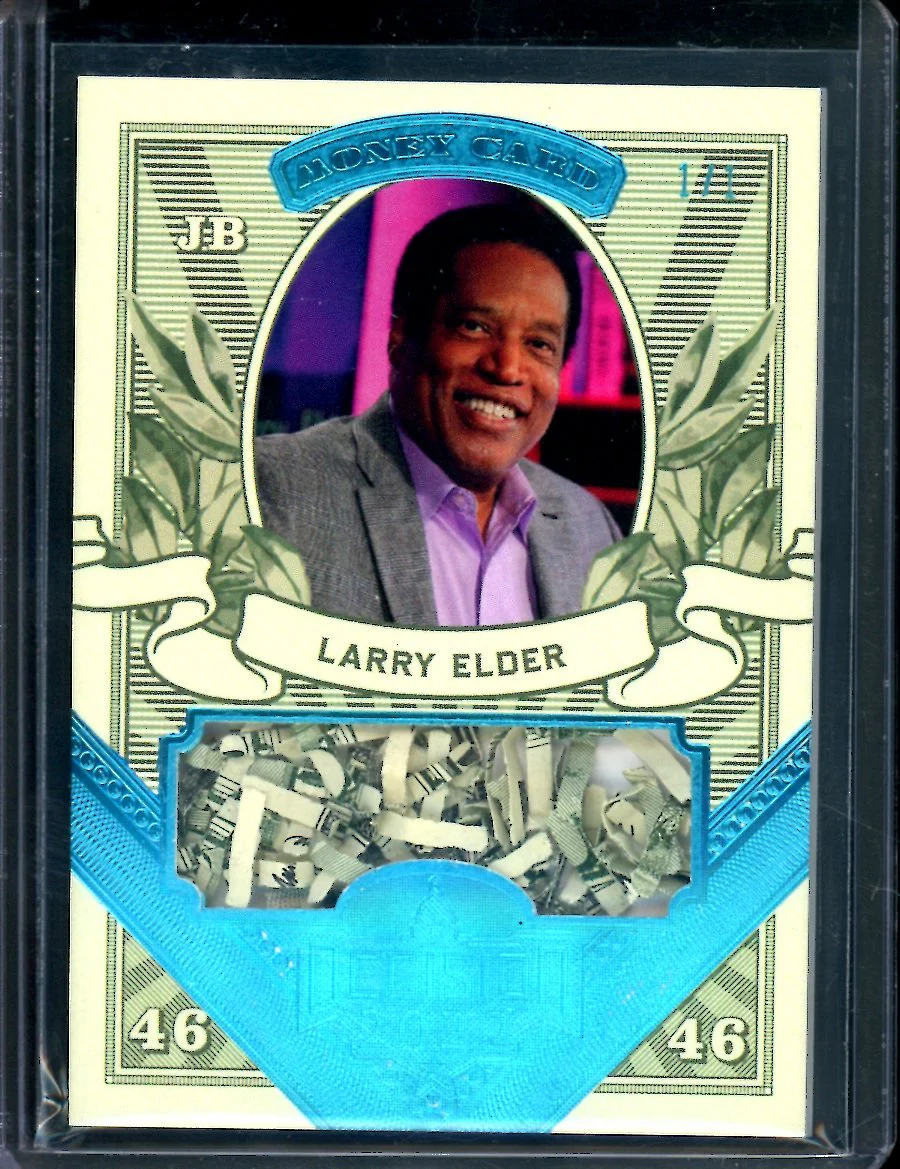 2022 Benchwarmers Decision Larry Elder Money Card 1/1