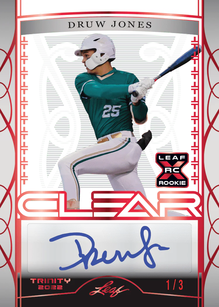 2022 Leaf Trinity Baseball Hobby Box - Image 3