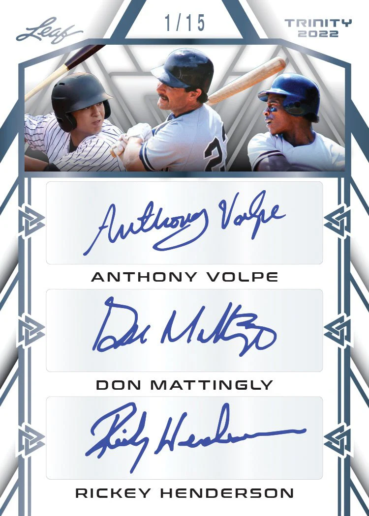 2022 Leaf Trinity Baseball Hobby Box - Image 8