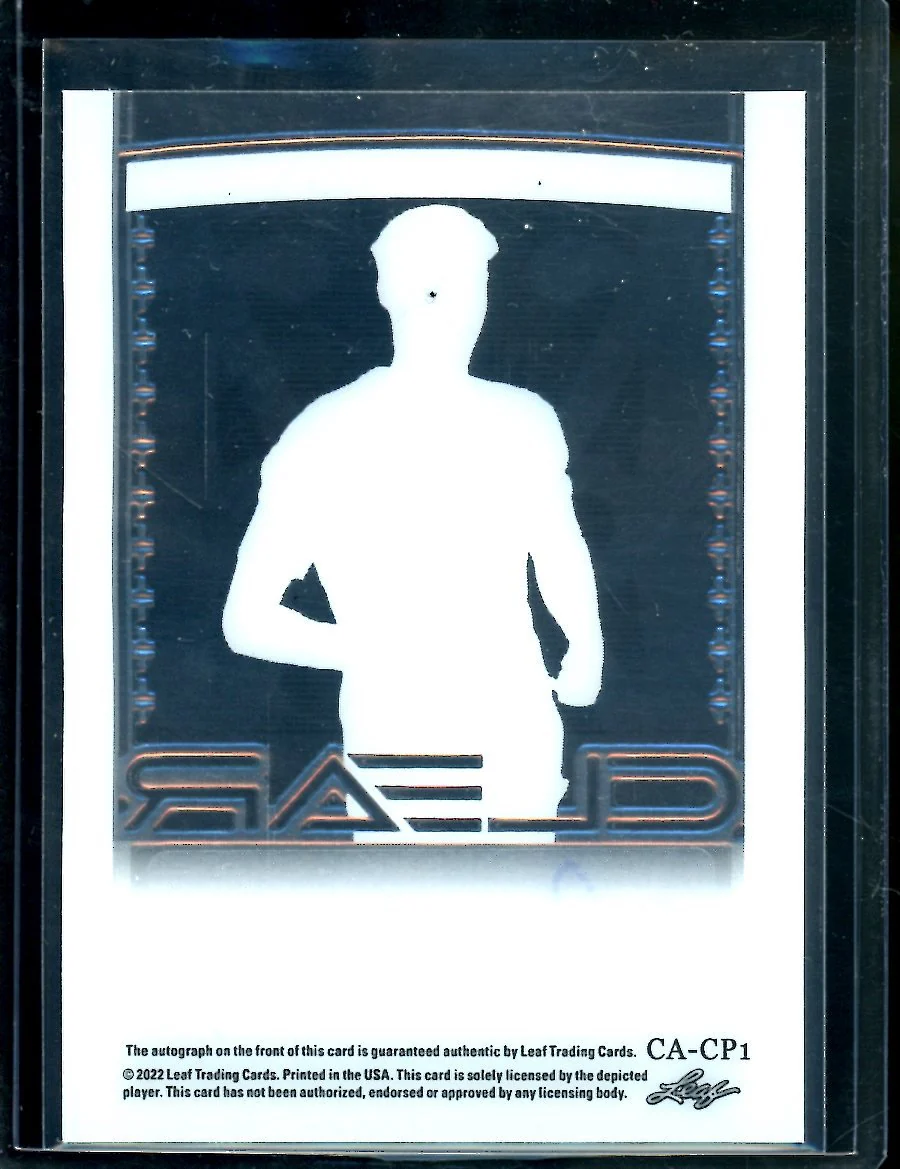 2022 Leaf Trinity Soccer Cole Palmer Clear Auto /2 - Image 2
