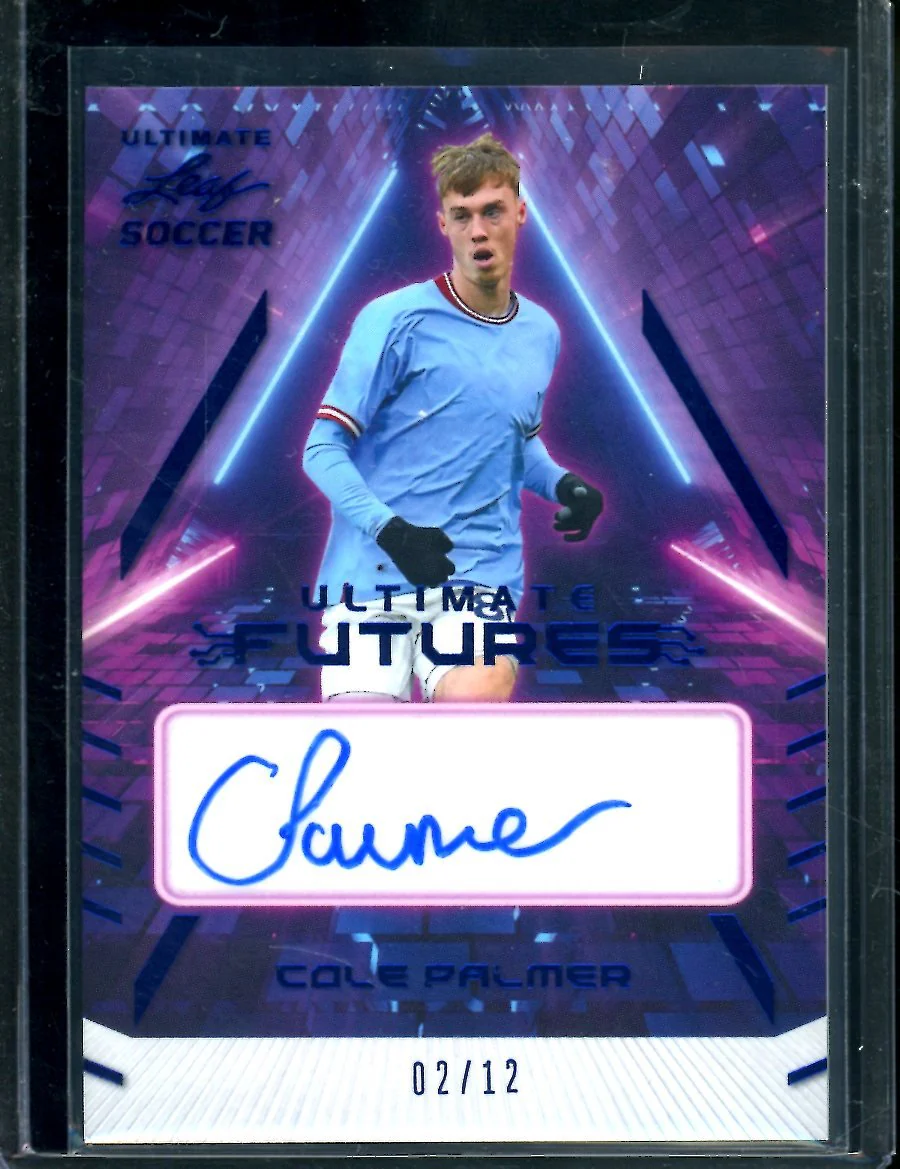 2022 Leaf Ultimate Soccer Cole Palmer Futures Auto /12