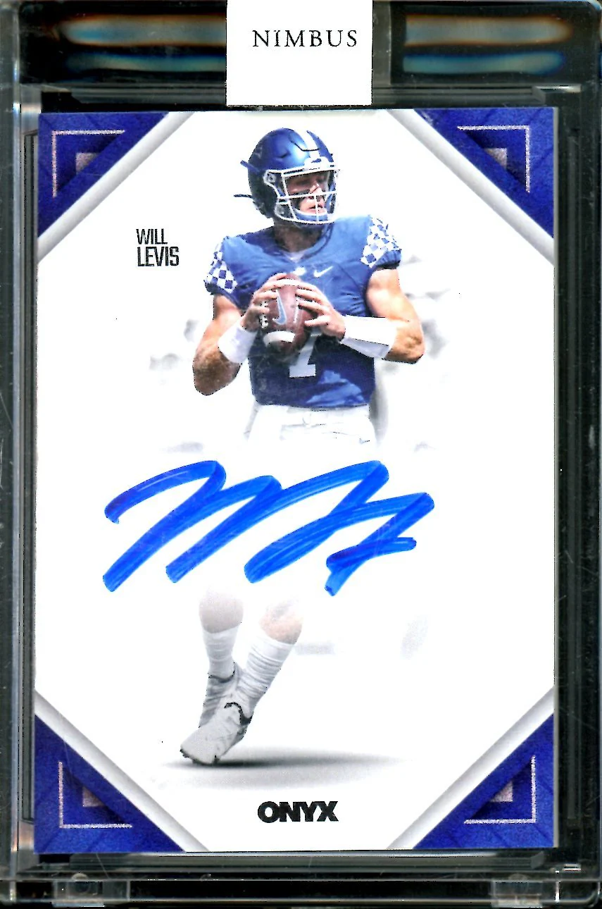 2022 Onyx Nimbus Will Levis Auto /50 Kentucky