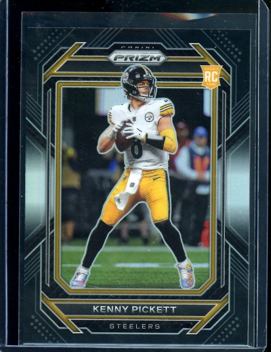 2022 Panini Chronicles Prizm Black Kenny Pickett Rookie Silver Steelers