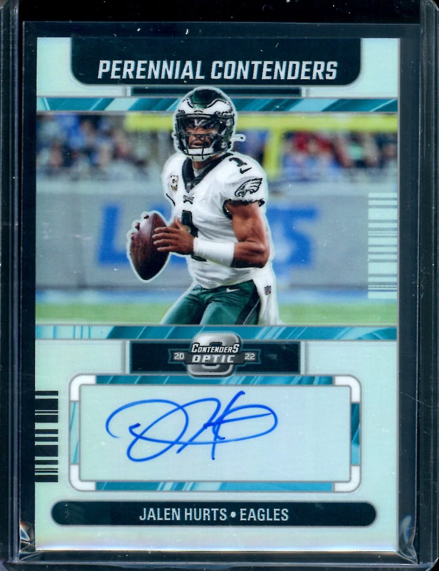 2022 Panini Contenders Optic Jalen Hurts Perennial Contenders Auto /50 Eagles
