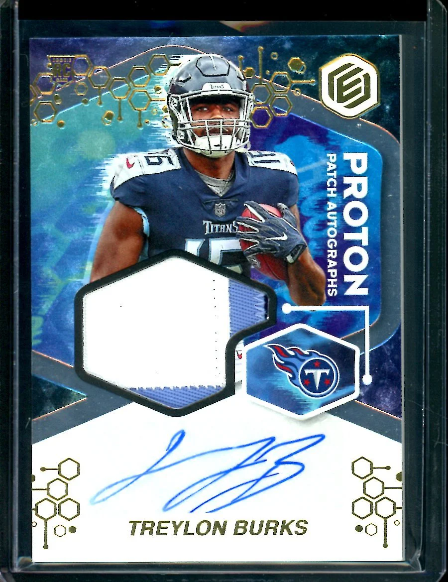 2022 Panini Elements Treylon Burks Rookie Proton RPA /75 Titans
