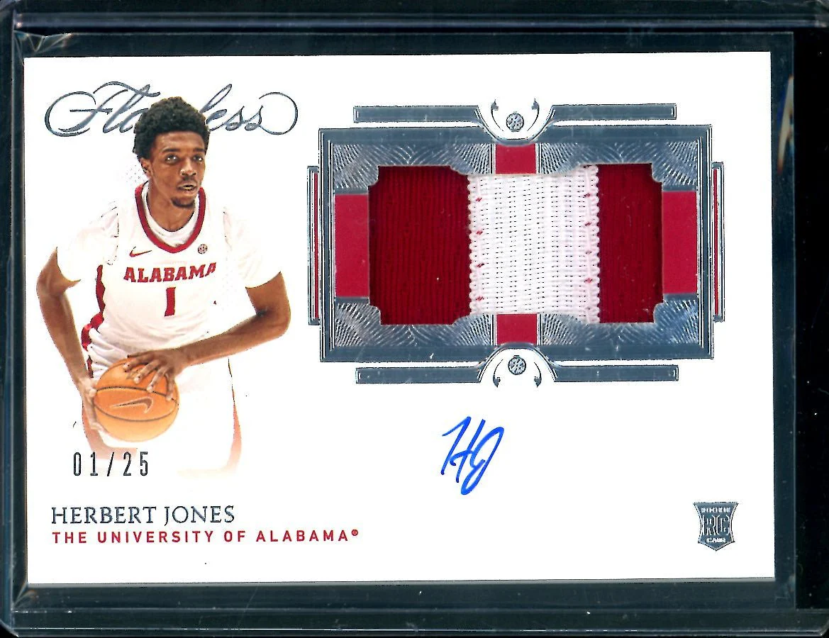 2022/23 Panini Flawless Collegiate Herbert Jones Rookie RPA /25 Pelicans