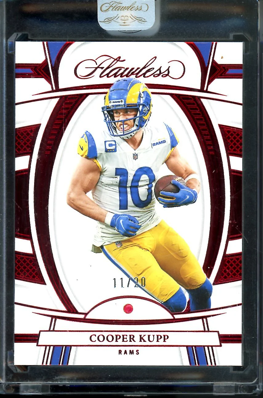 2022 Panini Flawless Cooper Kupp Ruby /20 Rams