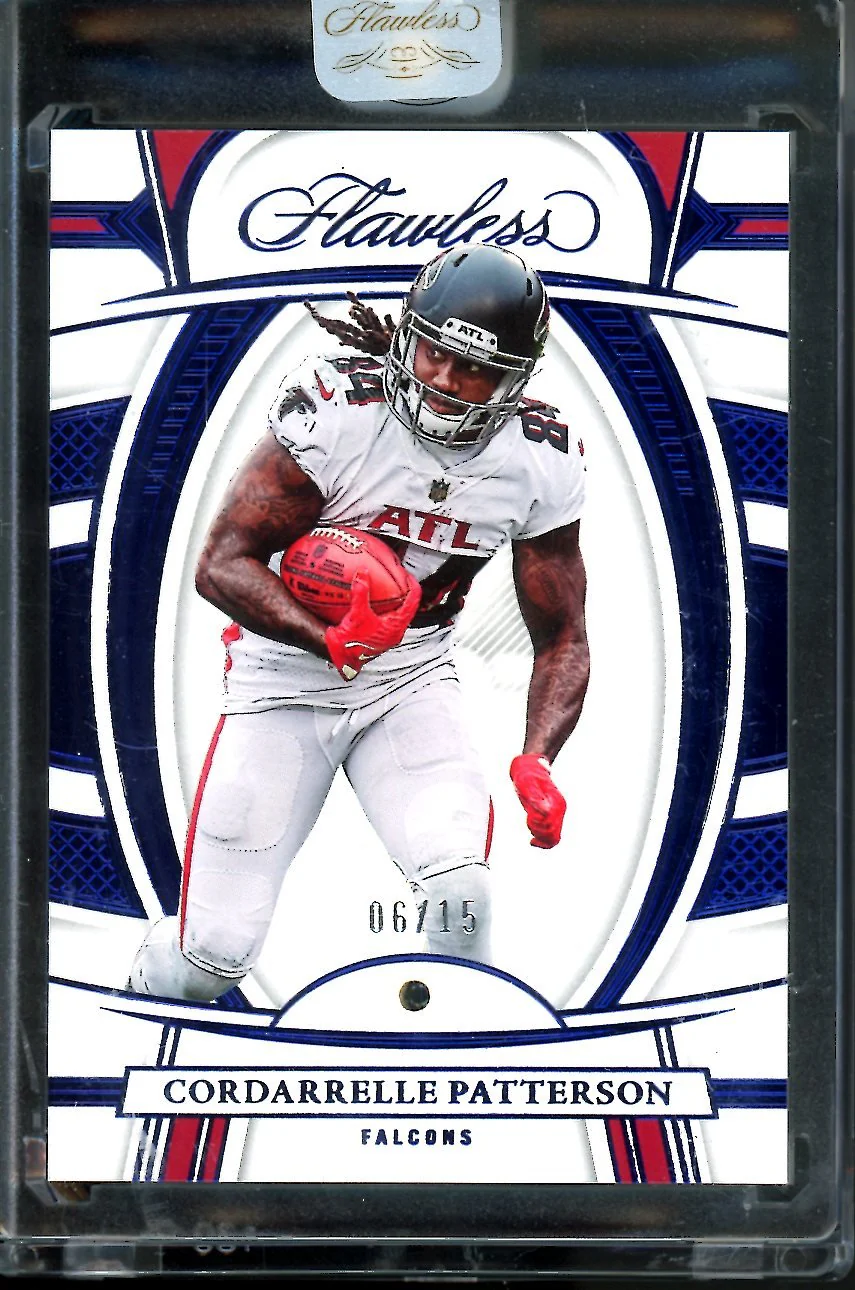 2022 Panini Flawless Cordarrelle Patterson Sapphire /15 Falcons