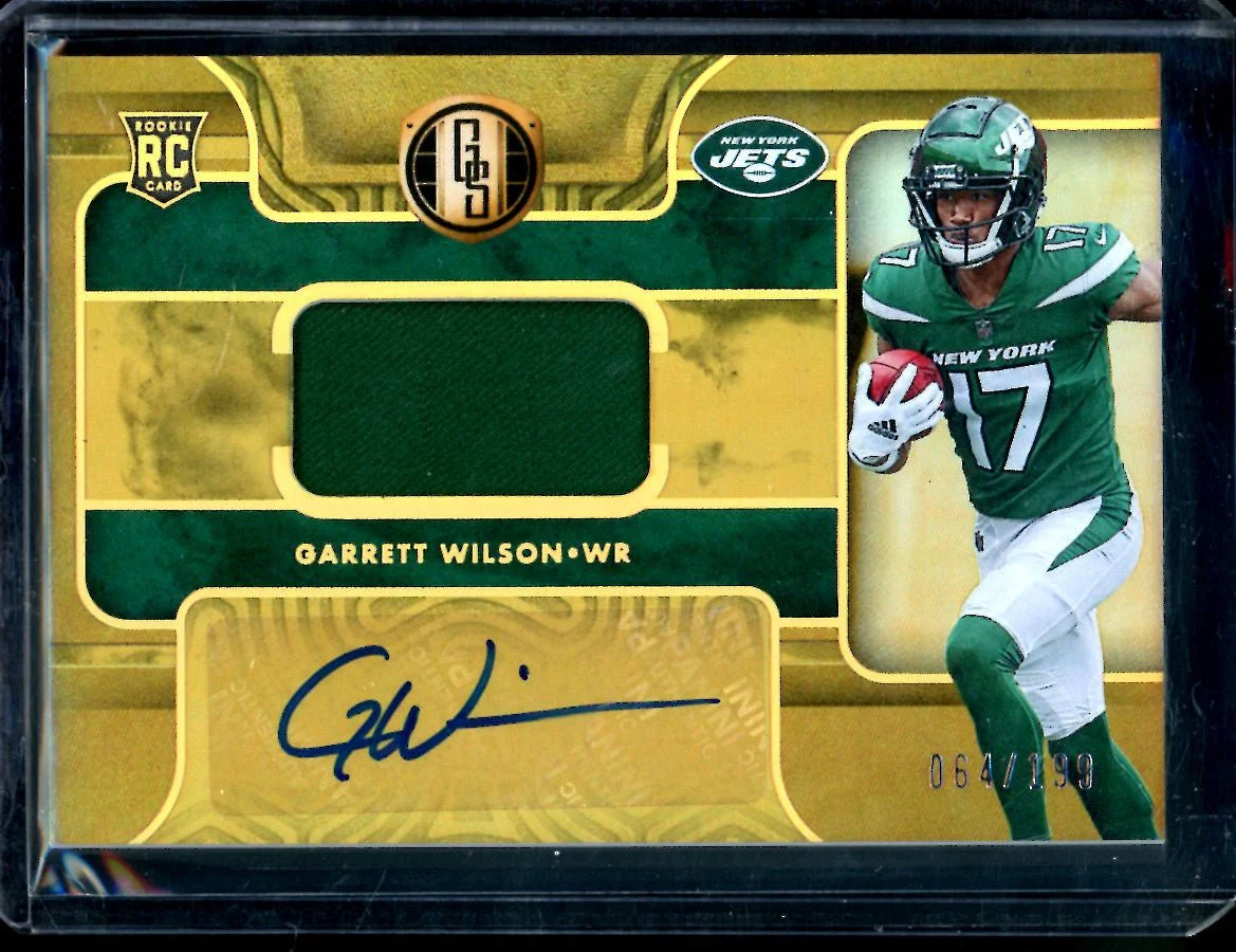 2022 Panini Gold Standard Garrett Wilson Rookie RPA /199 Jets