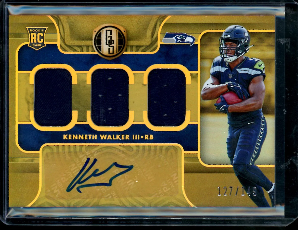 2022 Panini Gold Standard Kenneth Walker III Rookie RPA /149 Seahawks