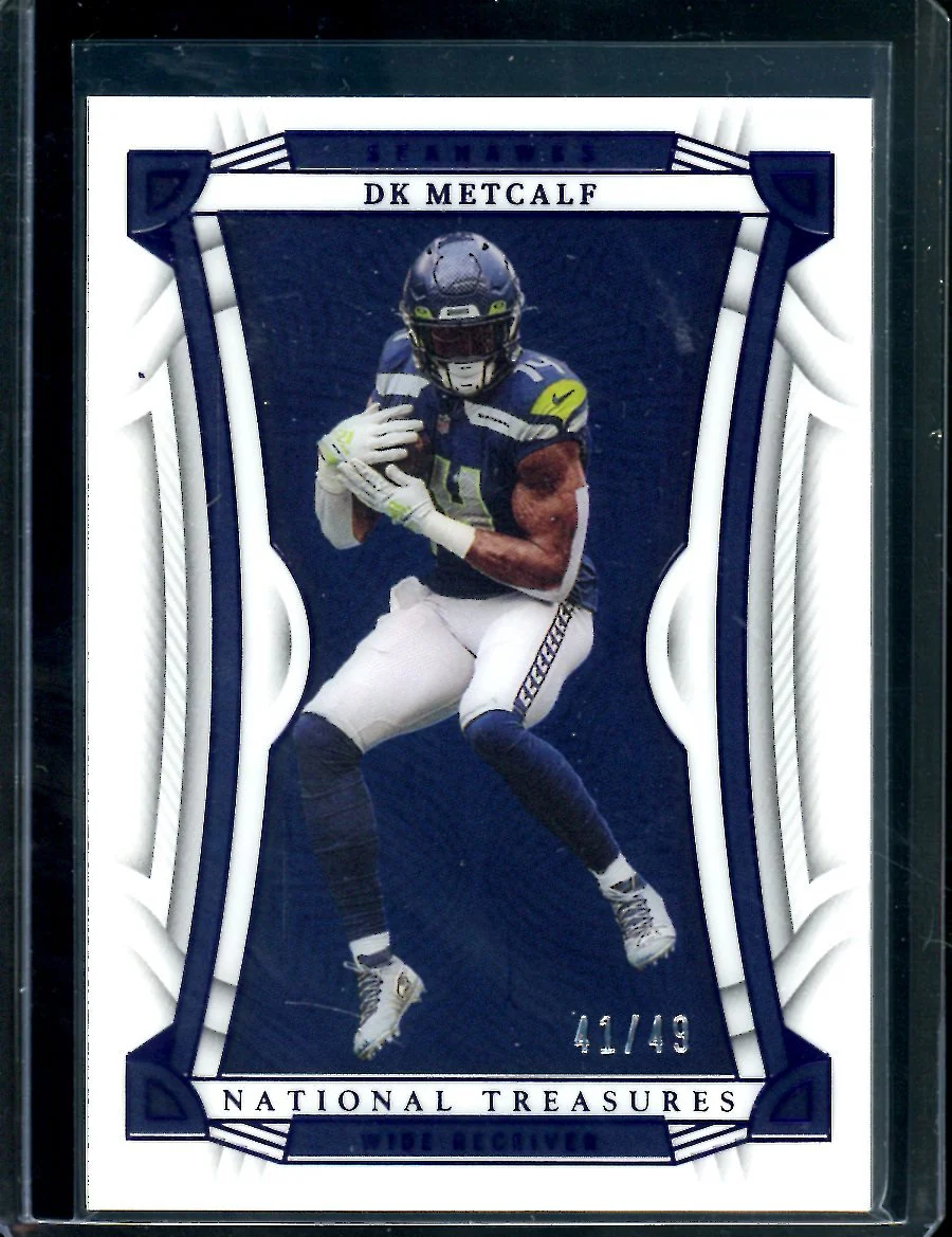2022 Panini National Treasures D.K. Metcalf Purple /49 Seahawks