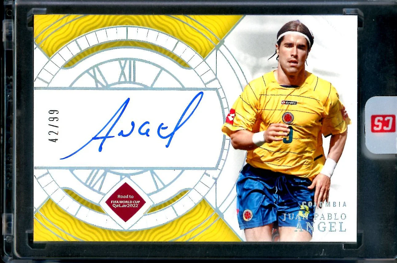 2022 Panini National Treasures Juan Pablo Angel Timeless Talents Auto /99 Columbia