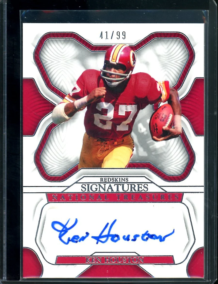 2022 Panini National Treasures Ken Houston Signatures Auto /99 Redskins