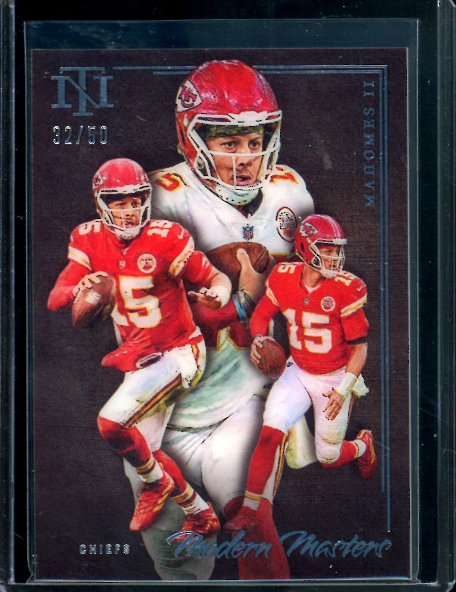 2022 Panini National Treasures Patrick Mahomes II Modern Masters /50 Chiefs