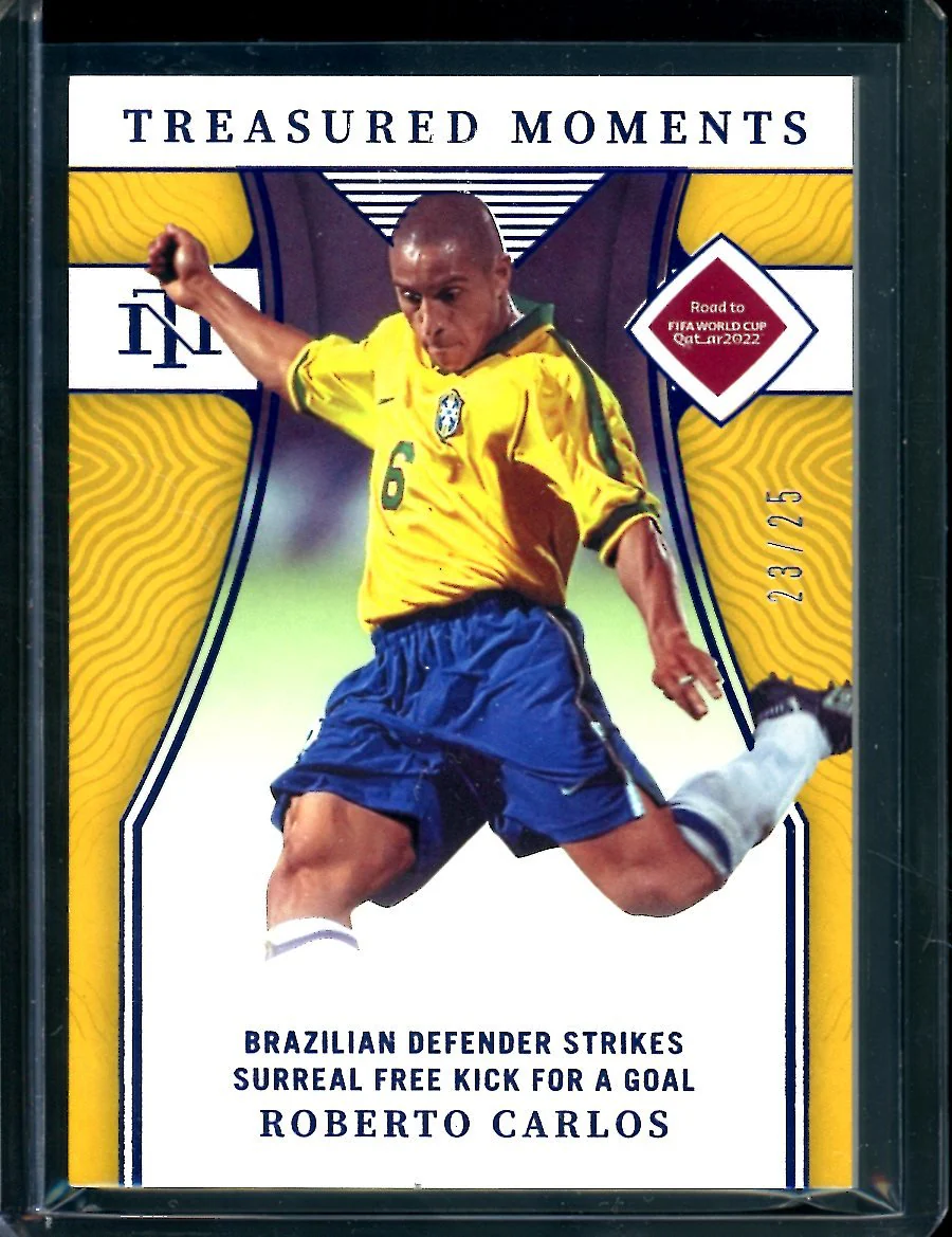 2022 Panini National Treasures Roberto Carlos Treasured Moments /25 Brazil