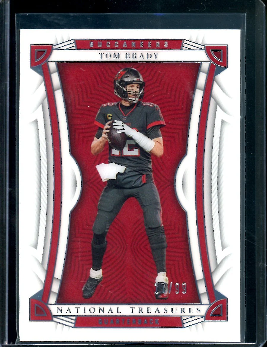 2022 Panini National Treasures Tom Brady /99 Buccaneers