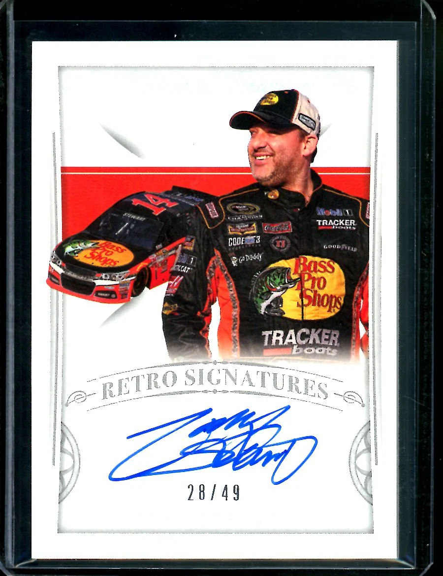 2022 Panini National Treasures Tony Stewart Retro Auto /49 NASCAR