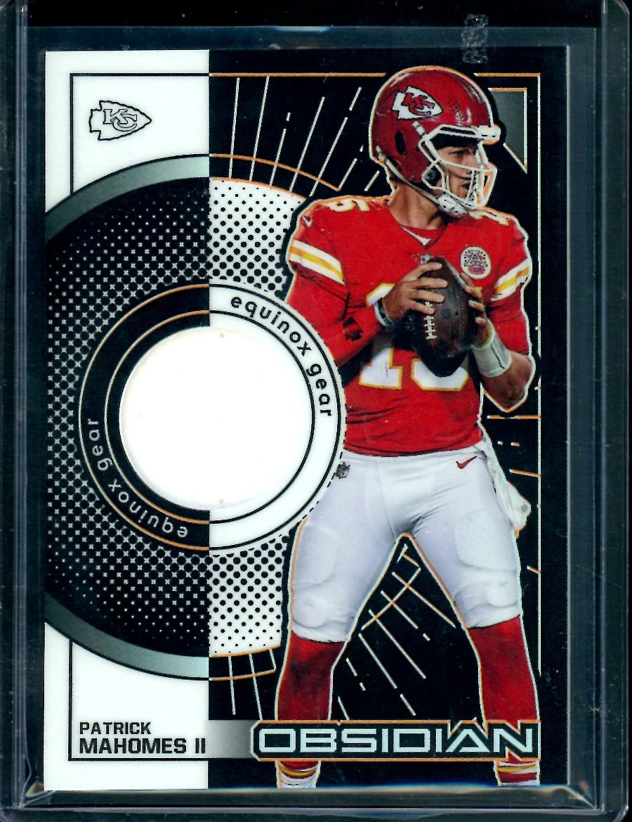 2022 Panini Obsidian Patrick Mahomes II Equinox Gear /75 Chiefs