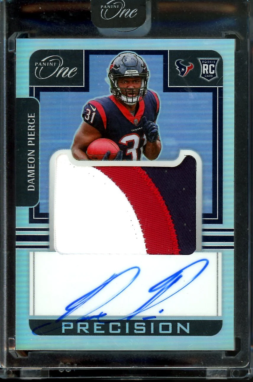 2022 Panini One Dameon Pierce Rookie Precision RPA /99 Texans