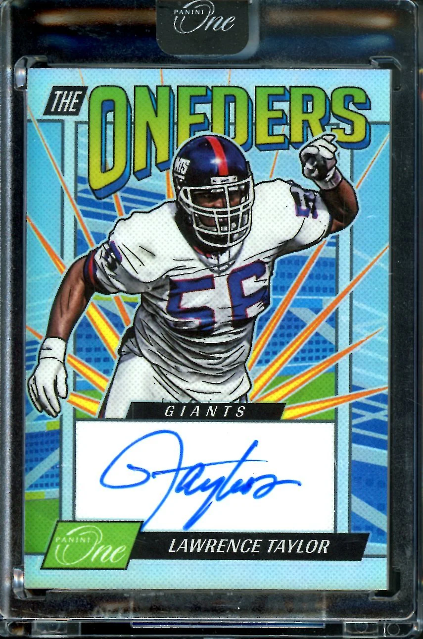 2022 Panini One Lawrence Taylor The Oneders Auto /49 Giants