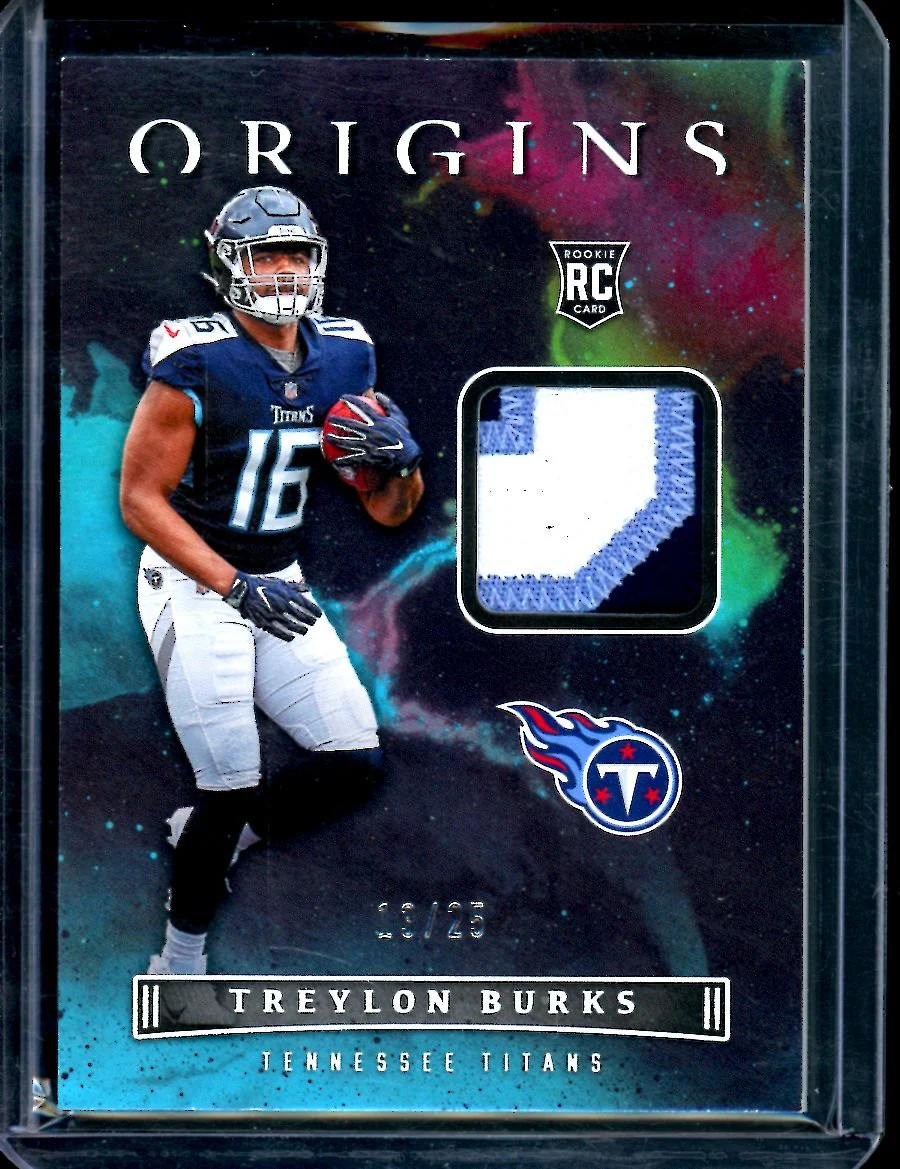 2022 Panini Origins Treylon Burks Rookie Patch /25 Titans