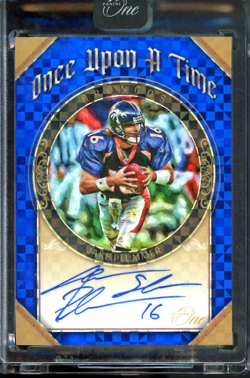 2022 Panini Panini One Jake Plummer Once Upon a Time /75 Broncos