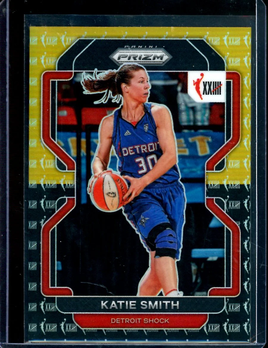 2022 Panini Prizm Katie Smith Black Gold WNBA /5 Shock