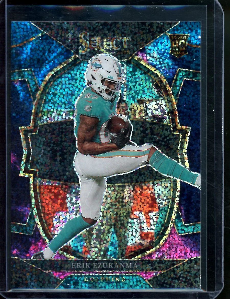 2022 Panini Select Erik Ezukanma Rookie Concourse Cosmic Dolphins