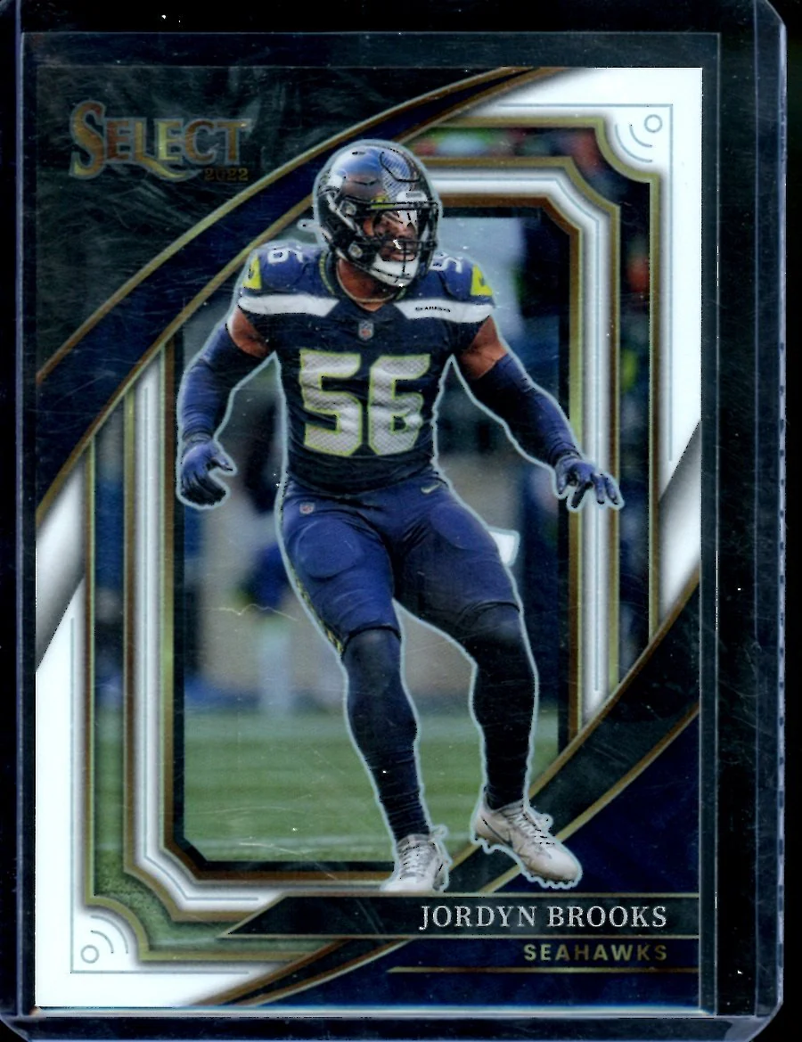 2022 Panini Select Jordyn Brooks Suite Level White /35 Seahawks