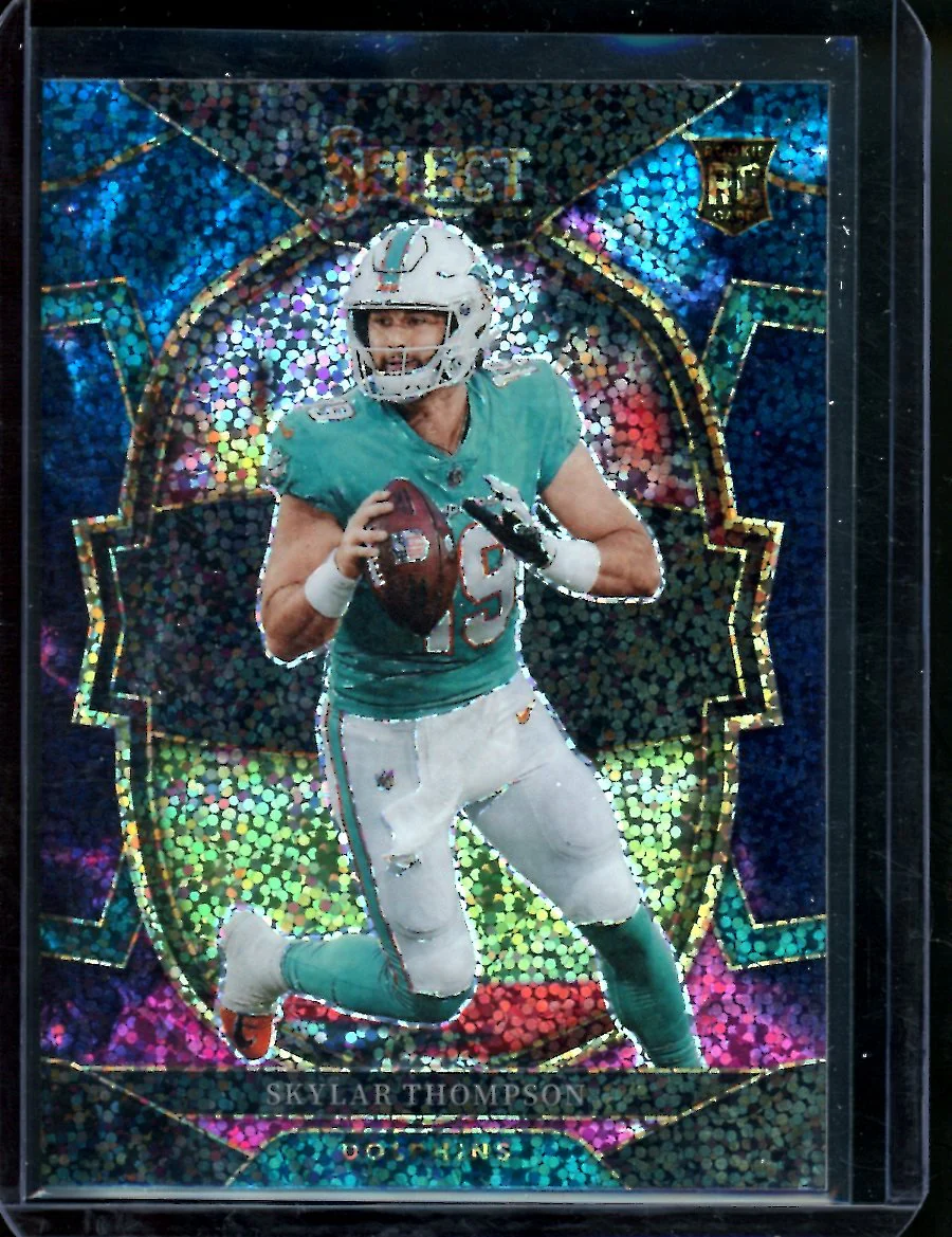2022 Panini Select Skylar Thompson Rookie Cosmic Concourse Dolphins