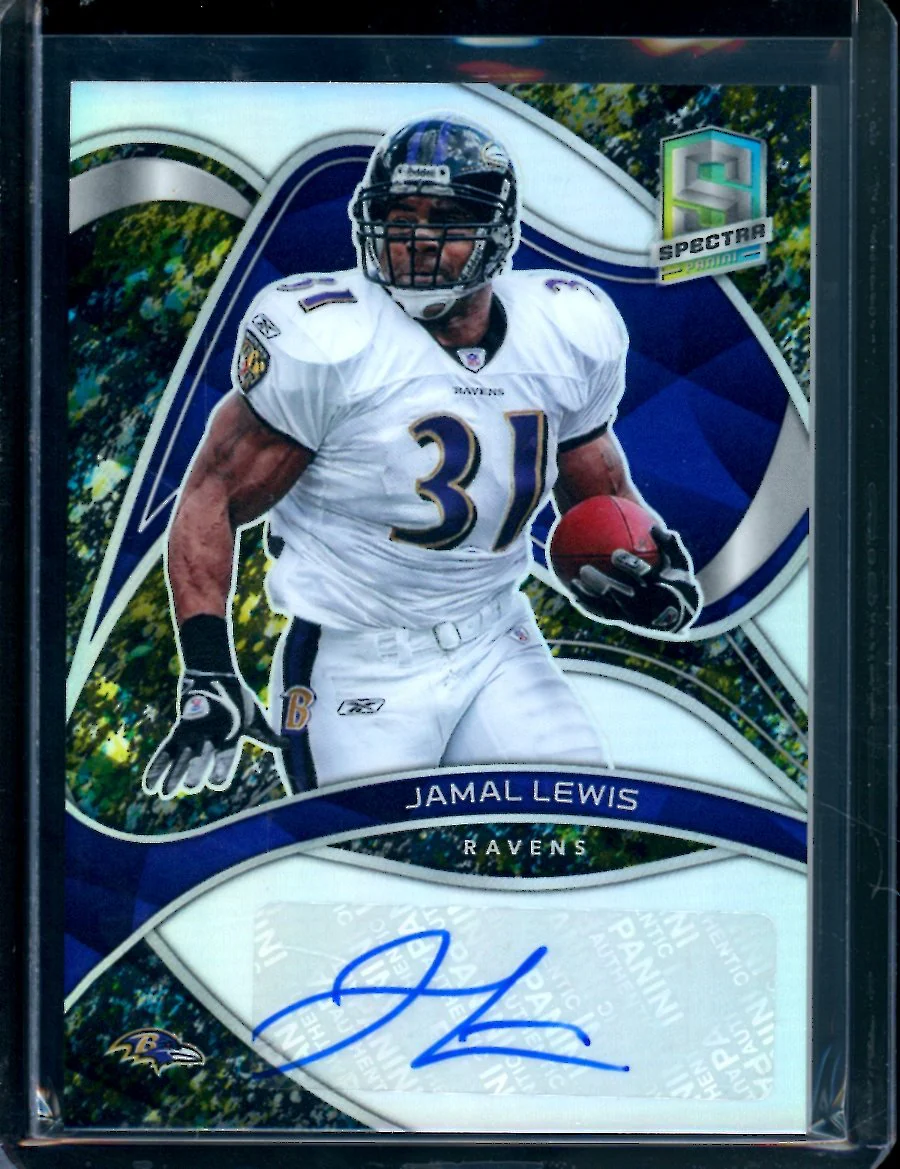 2022 Panini Spectra Jamal Lewis Auto /8 Ravens