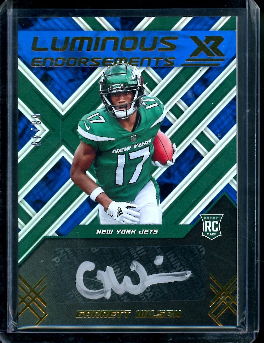 2022 Panini XR Garrett Wilson Rookie Auto /49 Jets