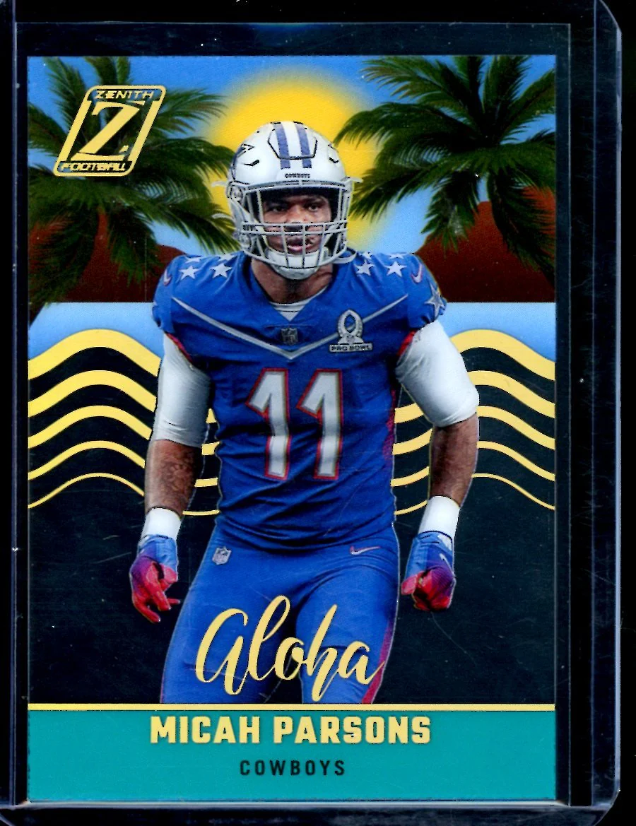 2022 Panini Zenith Micah Parsons Aloha Case Hit Cowboys