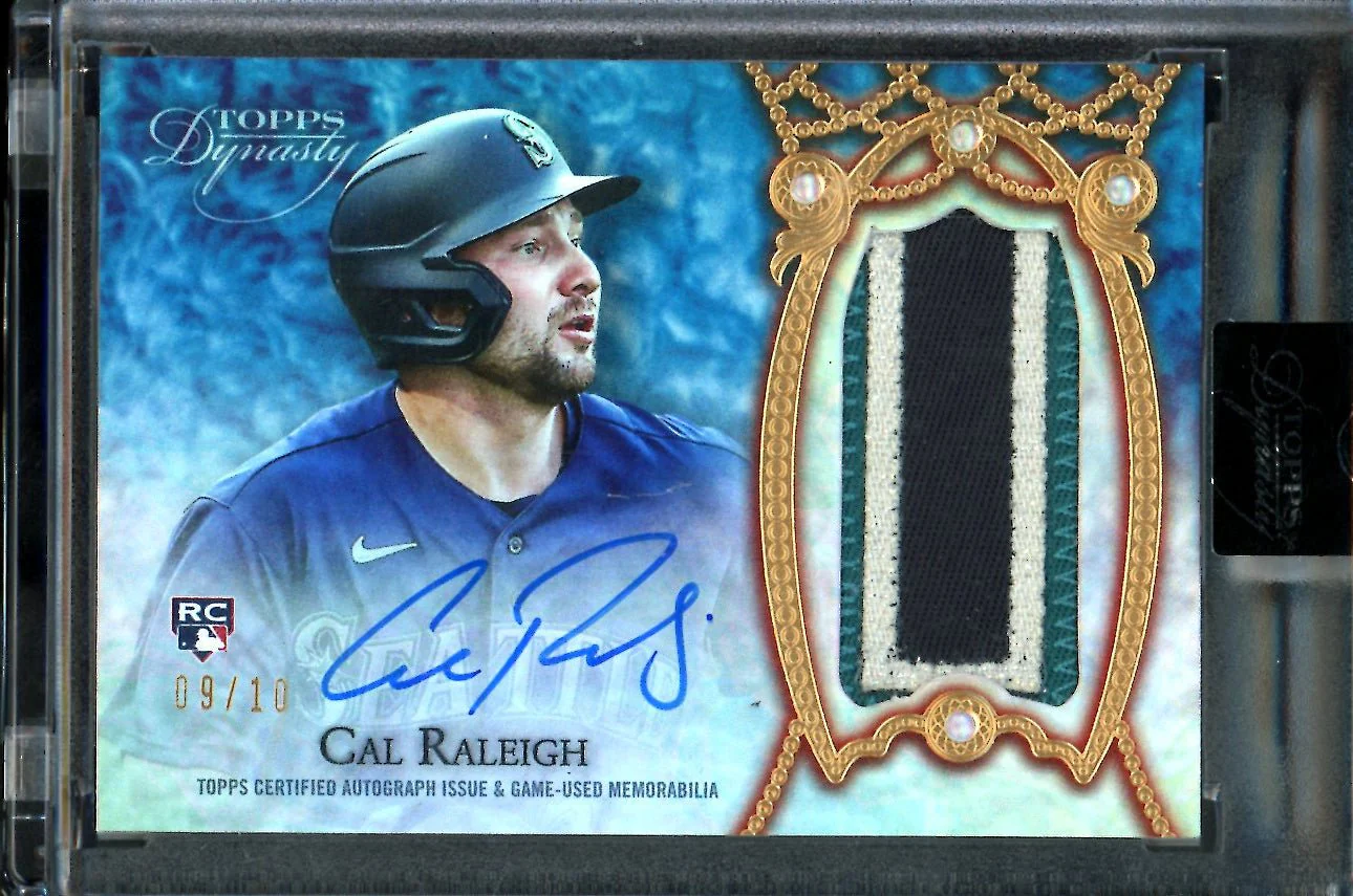 2022 Topps Dynasty Cal Raleigh Rookie RPA /10 Mariners
