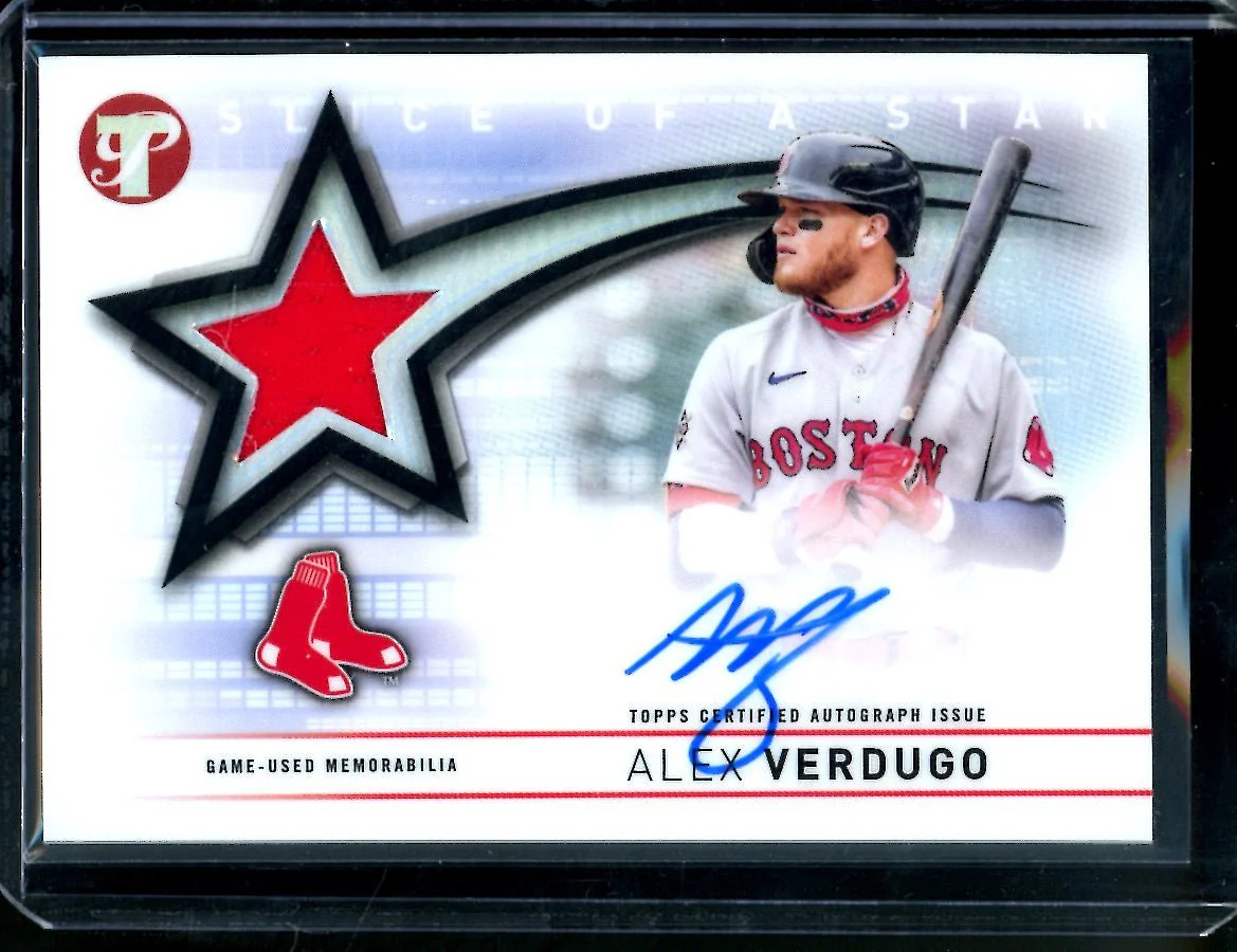 2022 Topps Prestine Alex Verdugo Patch Auto Red Sox