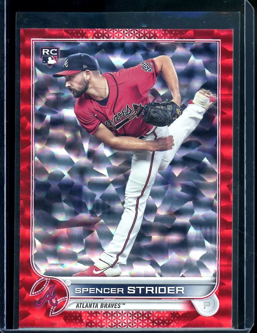 2022 Topps Series Two Spencer Strider Rookie Red Foilboard /199 Braves